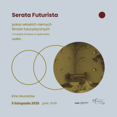 Serata Futurista - pokaz włoskich niemych filmów futurystycznych z muzyką na żywo w wykonaniu uszko