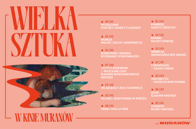 Wielka sztuka w kinie Muranów