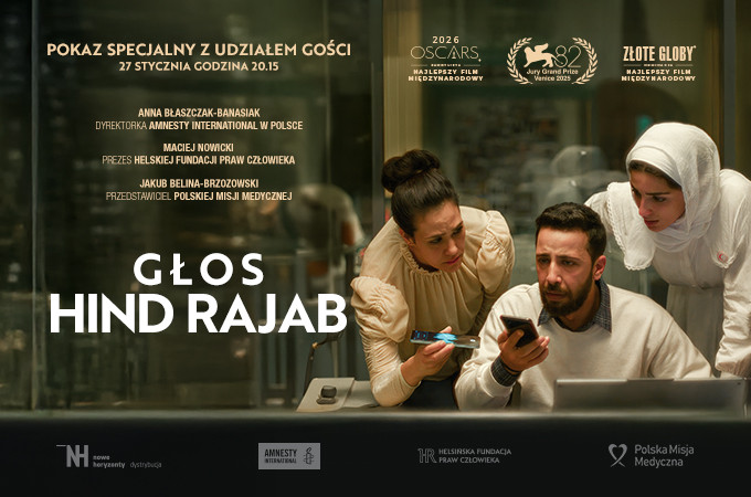 Pokaz specjalny z udziałem gości „Głos Hind Rajab”