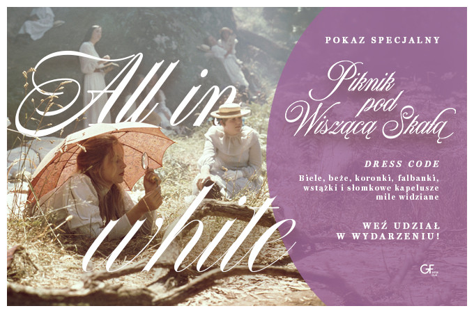 All in white: Piknik pod Wiszącą Skałą